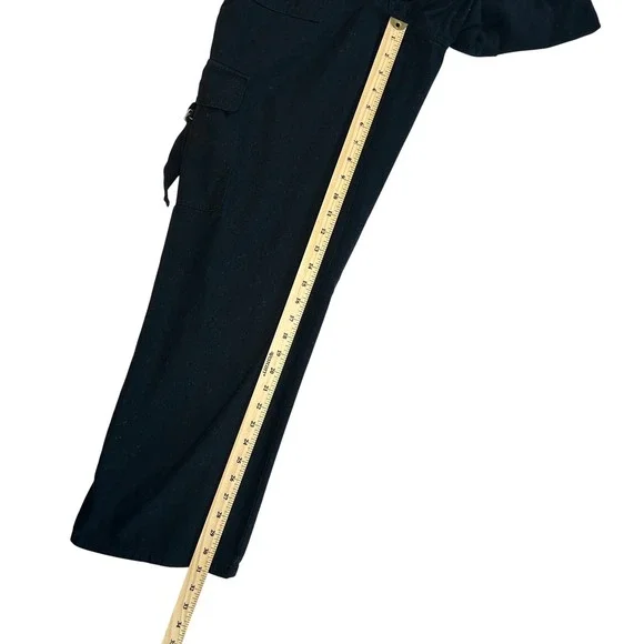 Tinseltown Black Cargo Pants Wide Leg‎ Utility Streetwear Size L - Picture 4 of 11